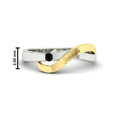 Swirl Love Mens Wedding Ring Fascinating Diamonds