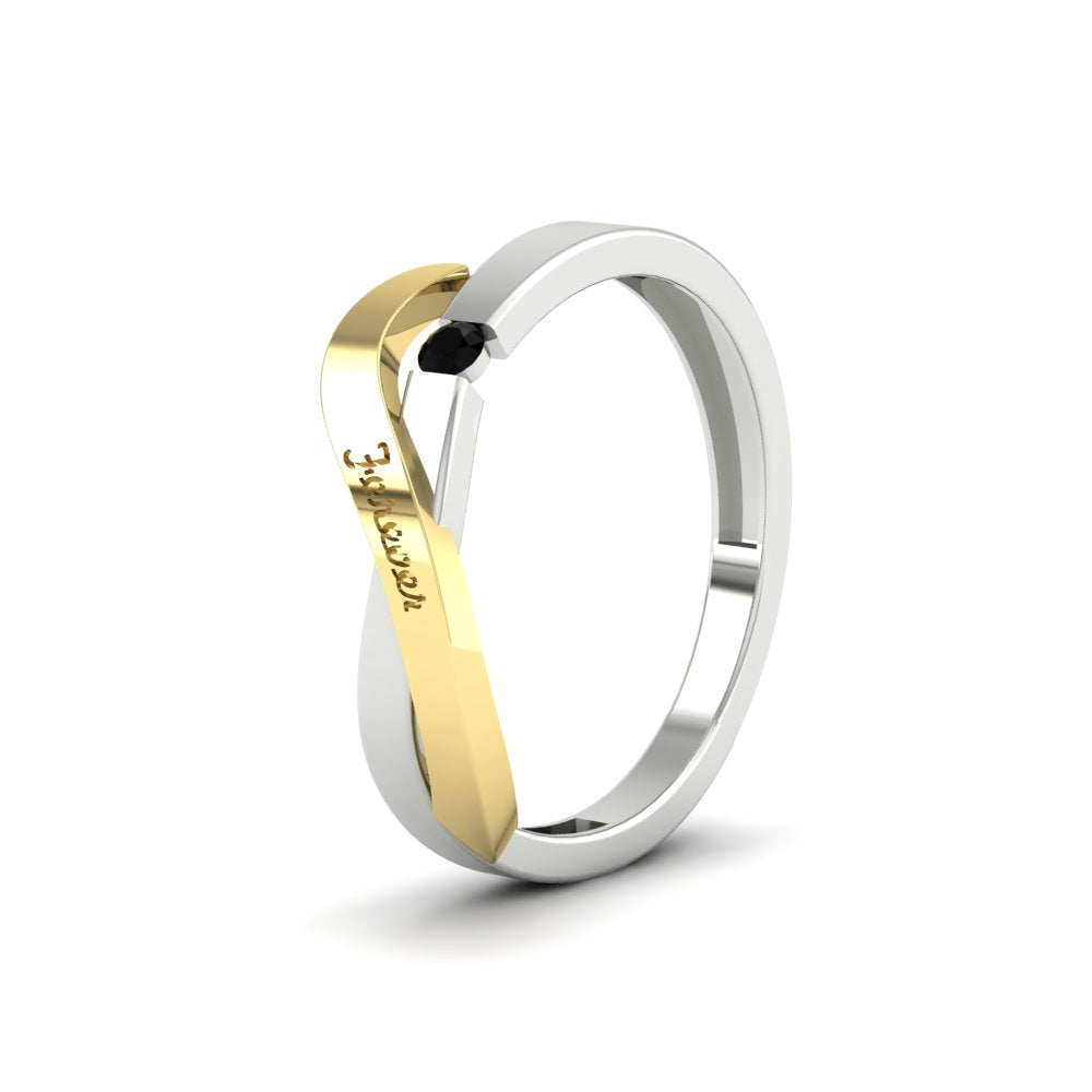 Swirl Love Mens Wedding Ring Fascinating Diamonds