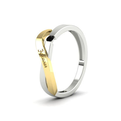 Swirl Love Mens Wedding Ring Fascinating Diamonds