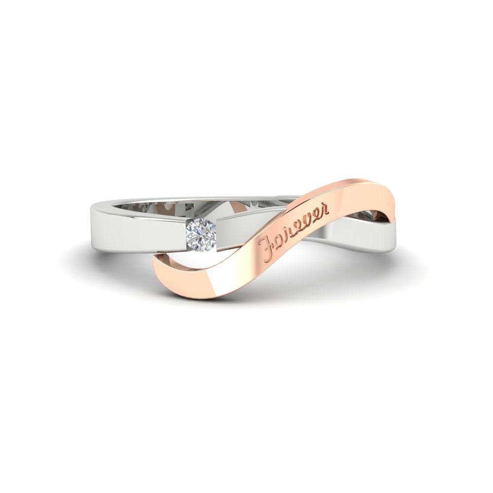 Swirl Love Mens Wedding Ring Fascinating Diamonds