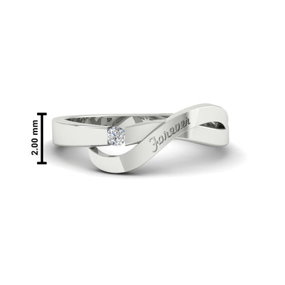 Swirl Love Mens Wedding Ring Fascinating Diamonds