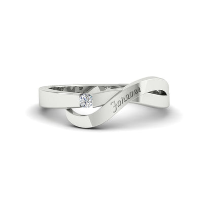Swirl Love Mens Wedding Ring Fascinating Diamonds