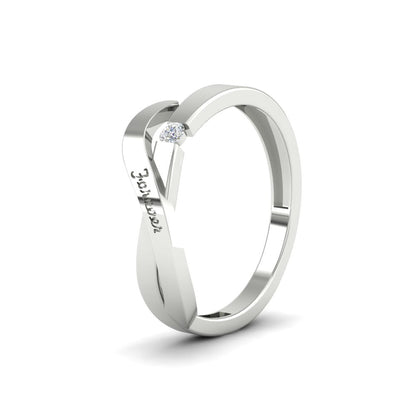 Swirl Love Mens Wedding Ring Fascinating Diamonds