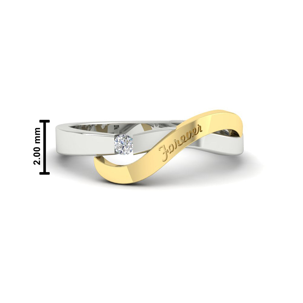 Swirl Love Mens Wedding Ring Fascinating Diamonds