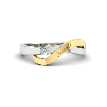 Swirl Love Mens Wedding Ring Fascinating Diamonds