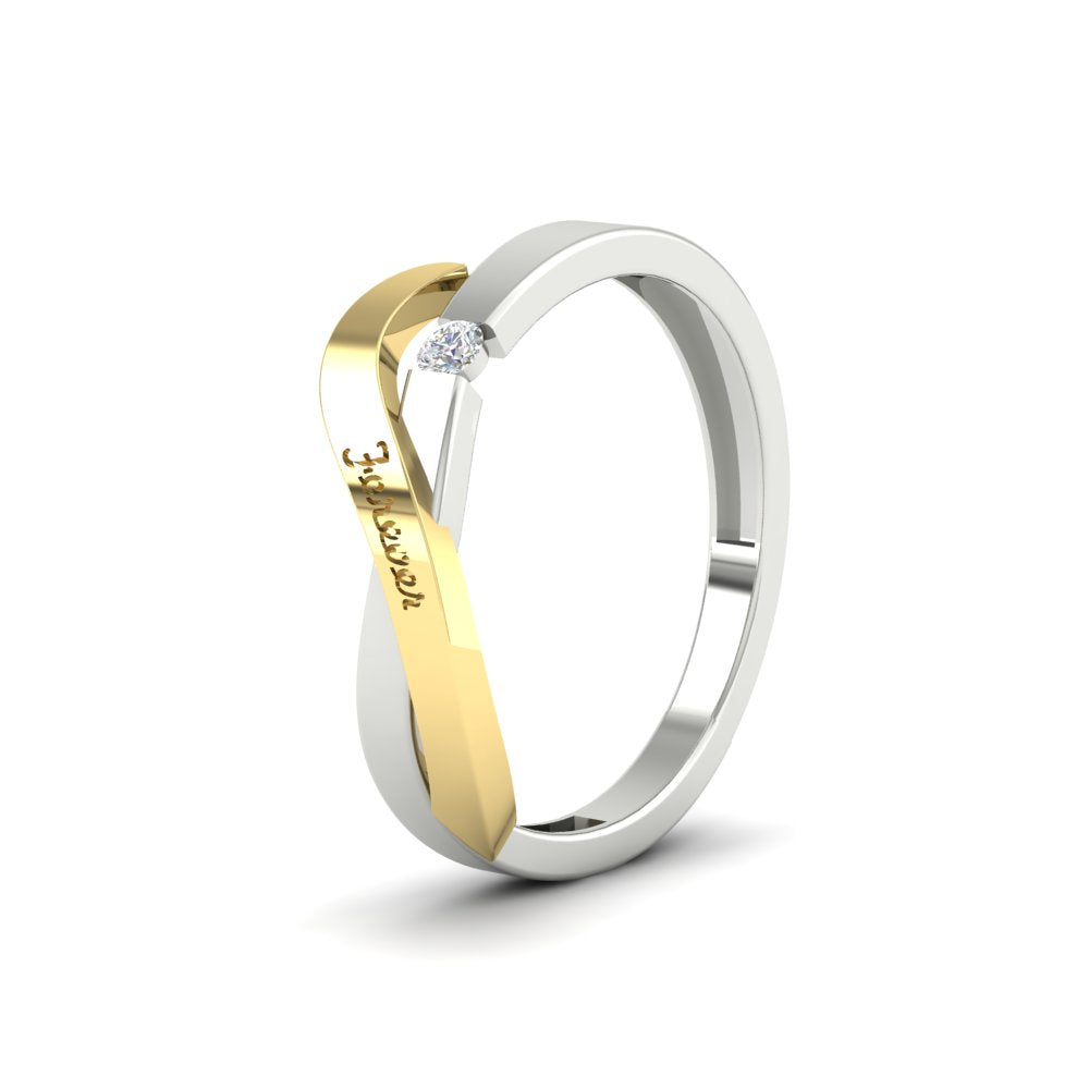 Swirl Love Mens Wedding Ring Fascinating Diamonds