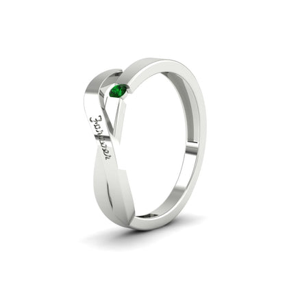 Swirl Love Mens Wedding Ring Fascinating Diamonds