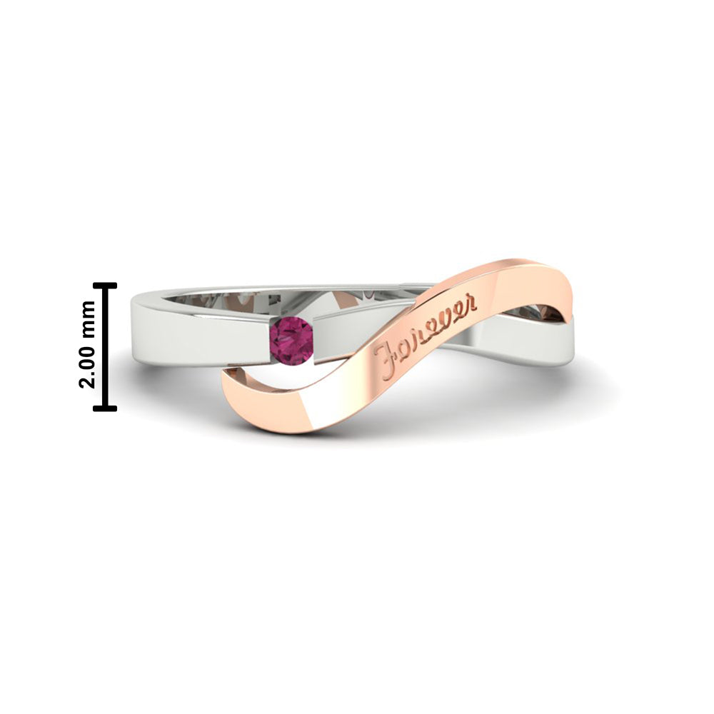 Swirl Love Mens Wedding Ring Fascinating Diamonds