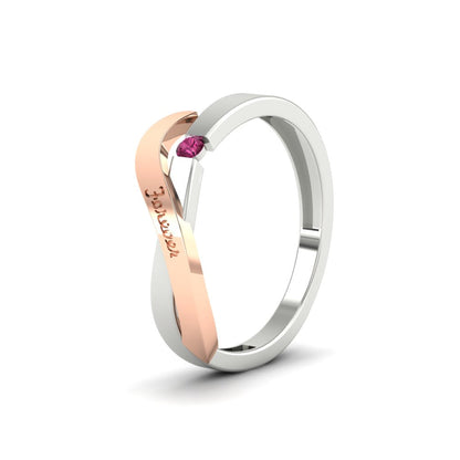 Swirl Love Mens Wedding Ring Fascinating Diamonds