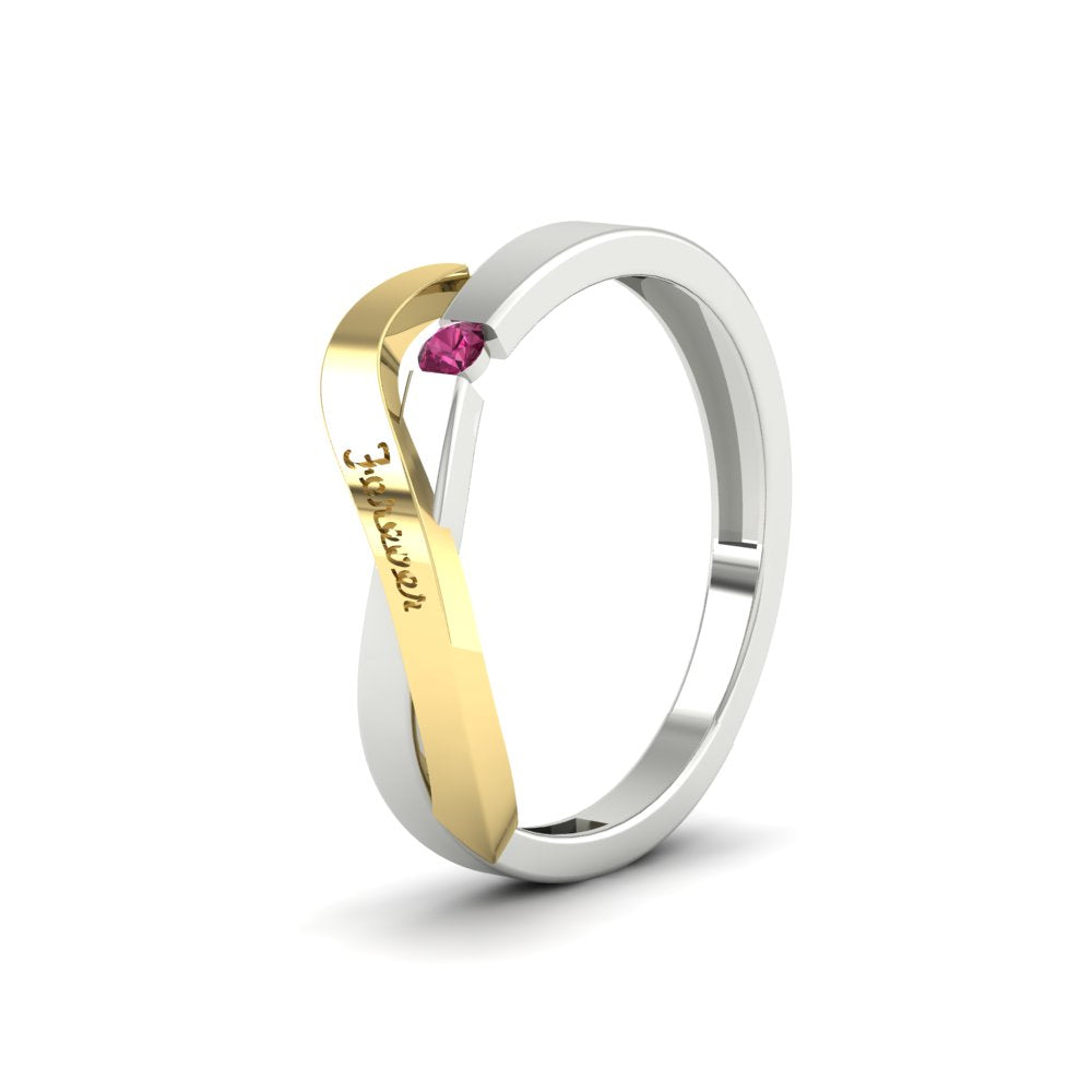 Swirl Love Mens Wedding Ring Fascinating Diamonds