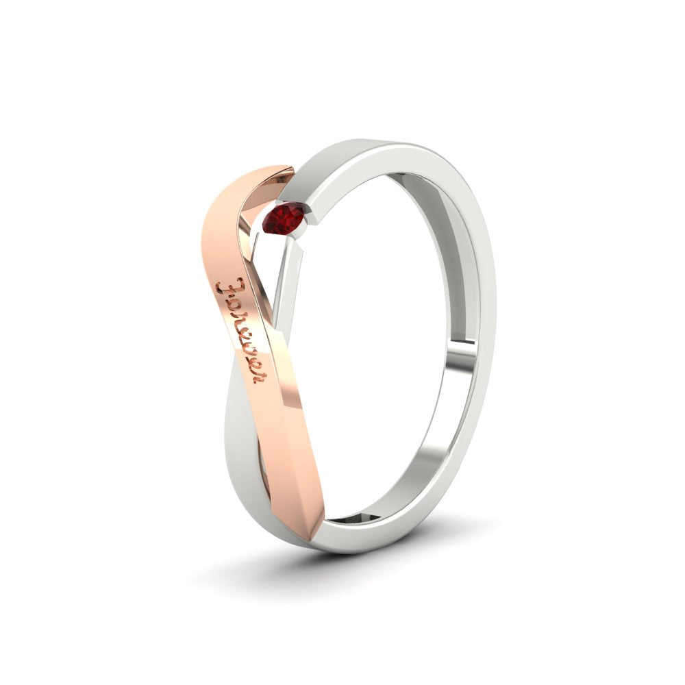 Swirl Love Mens Wedding Ring Fascinating Diamonds
