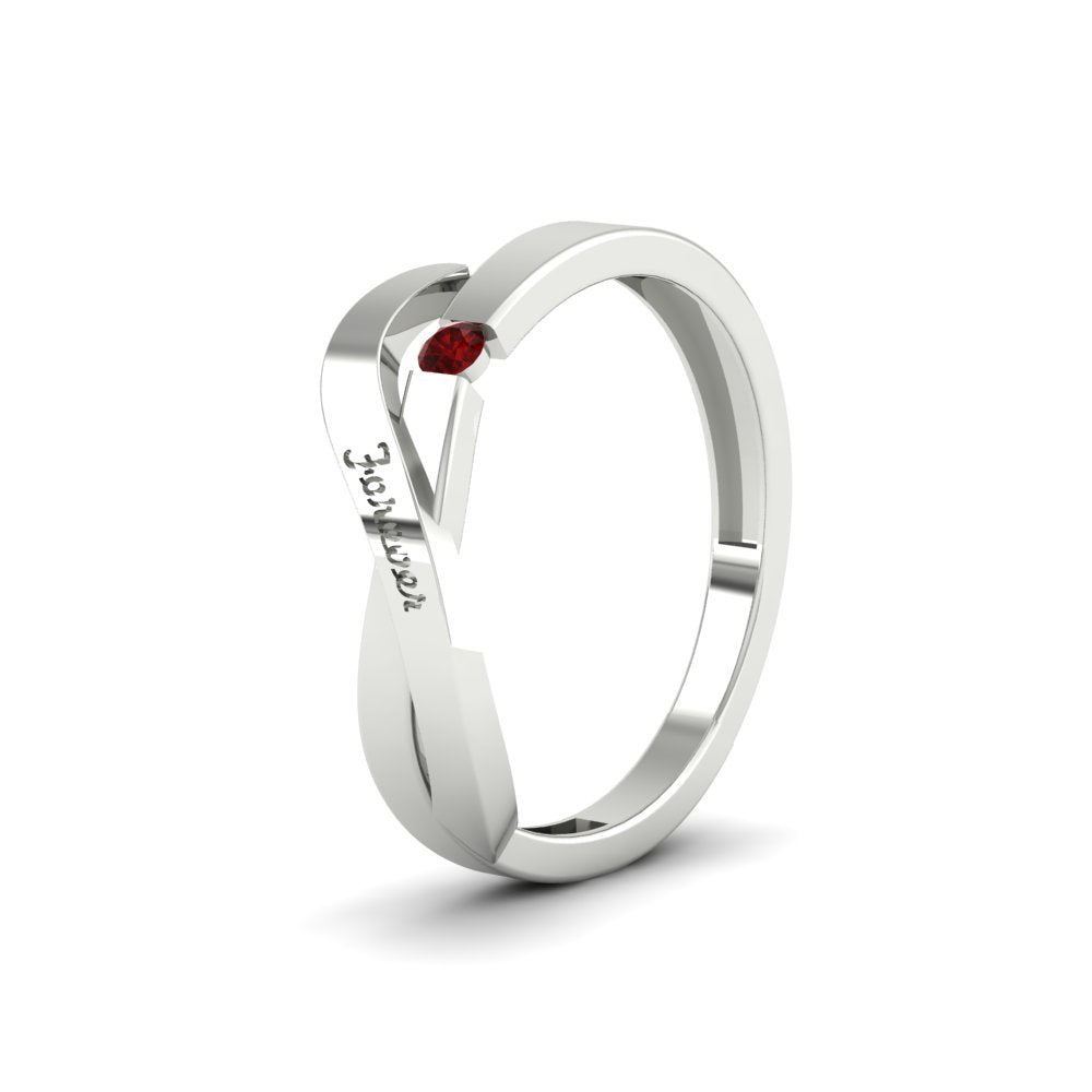 Swirl Love Mens Wedding Ring Fascinating Diamonds