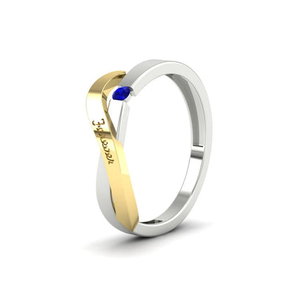 Swirl Love Mens Wedding Ring Fascinating Diamonds