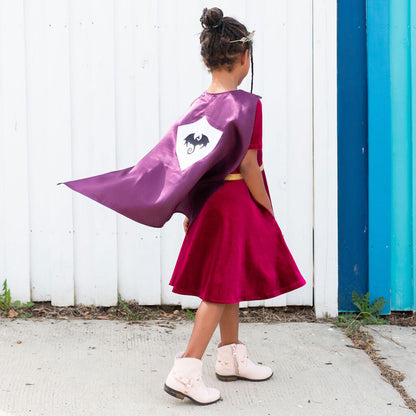 Sword and Cape Ballerina Style Short Sleeve Dress with Pockets Princess Awesome & Boy Wonder