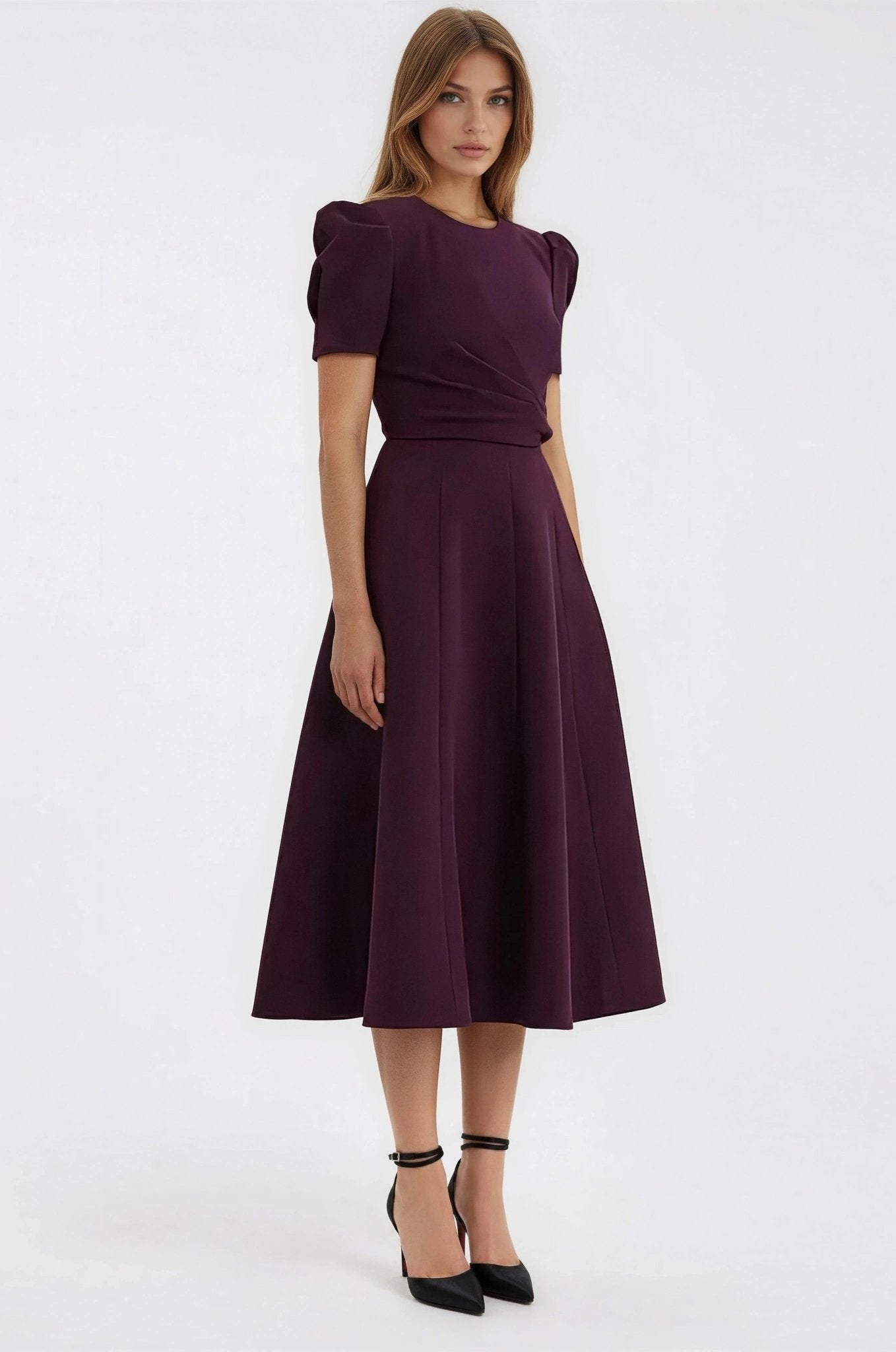 Syrah Midi Dress – Blackberry XO, Tina
