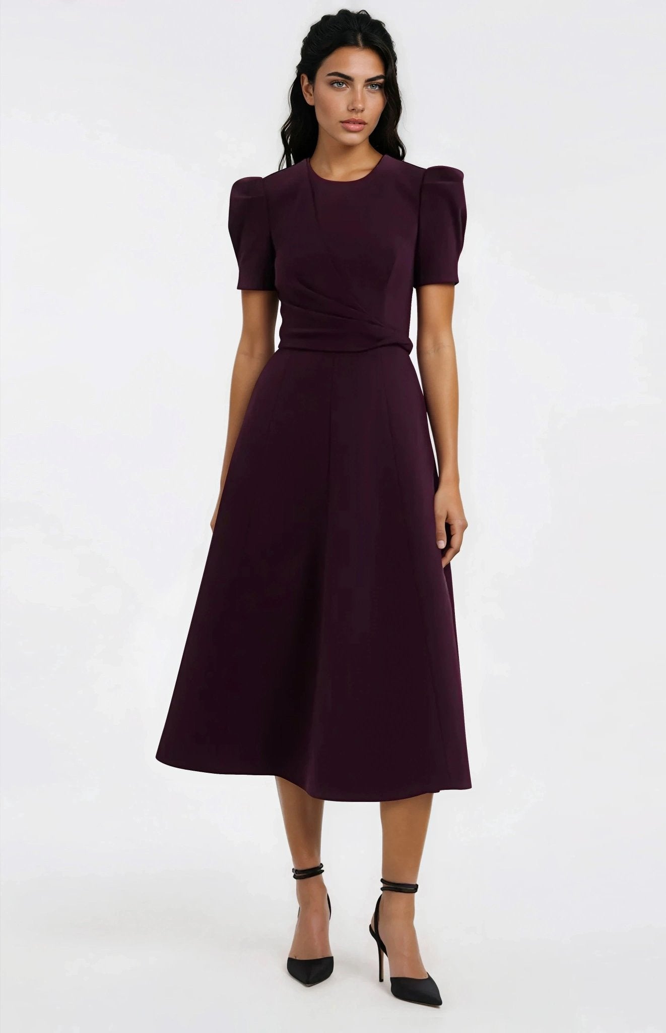 Syrah Midi Dress – Blackberry XO, Tina