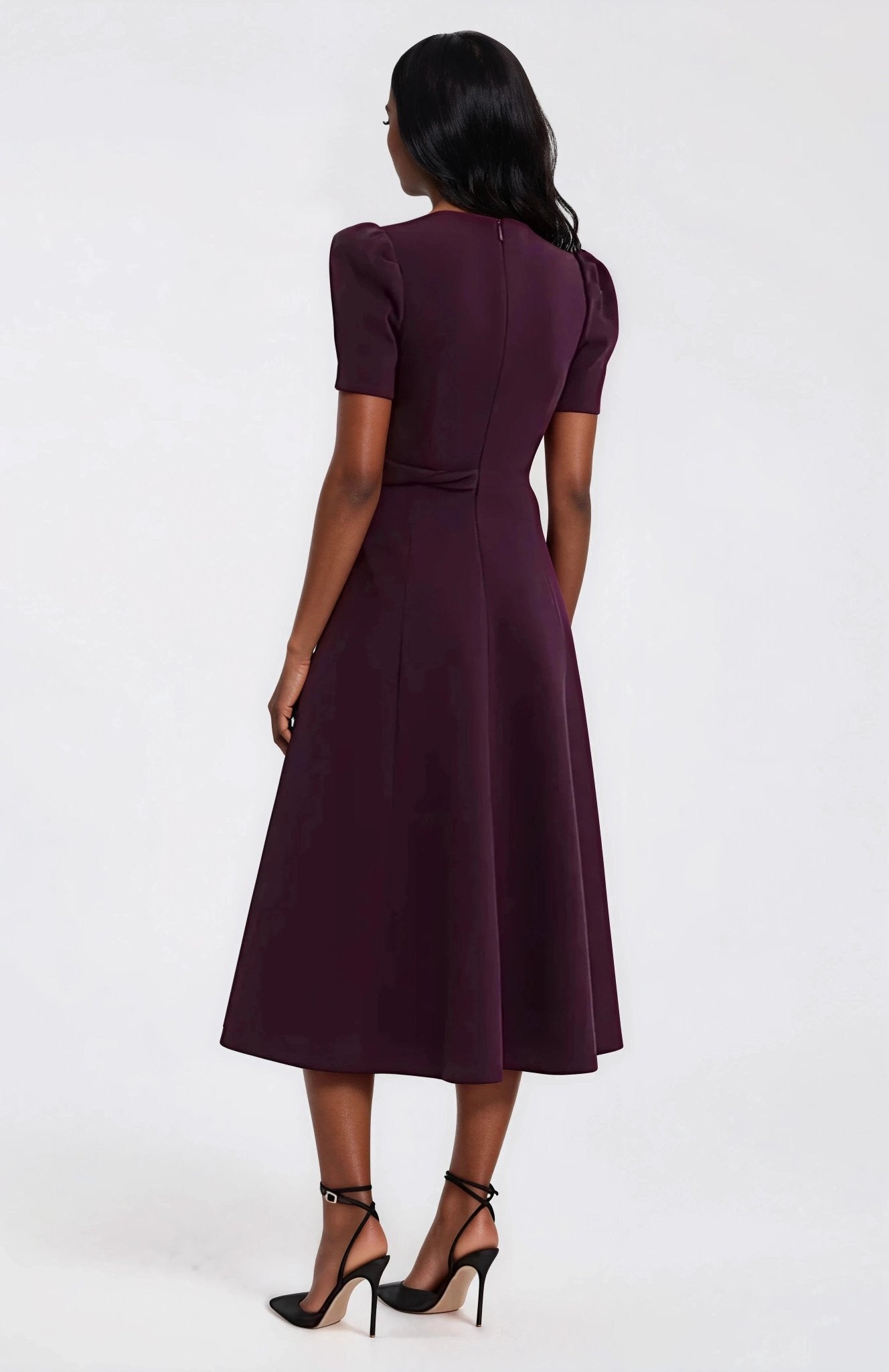 Syrah Midi Dress – Blackberry XO, Tina