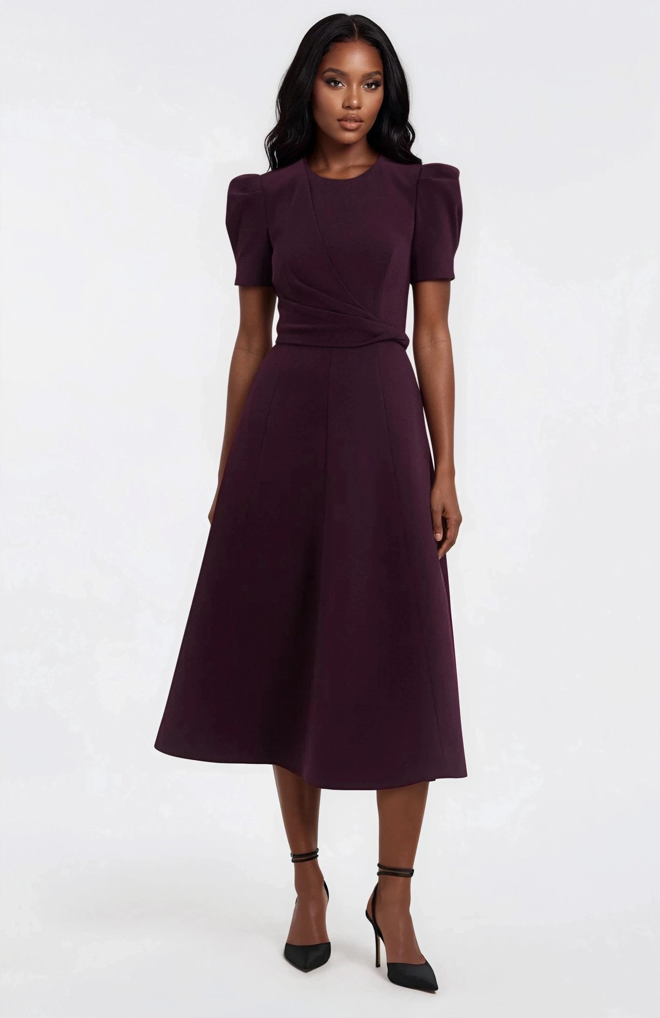 Syrah Midi Dress – Blackberry XO, Tina