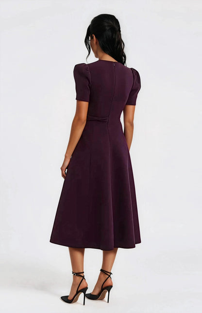 Syrah Midi Dress – Blackberry XO, Tina
