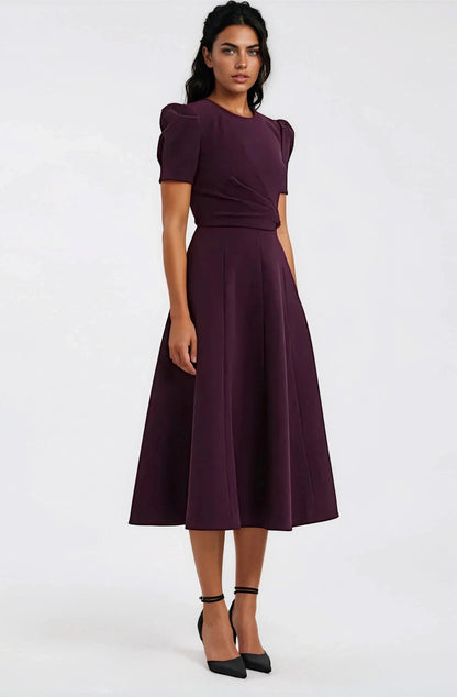 Syrah Midi Dress – Blackberry XO, Tina