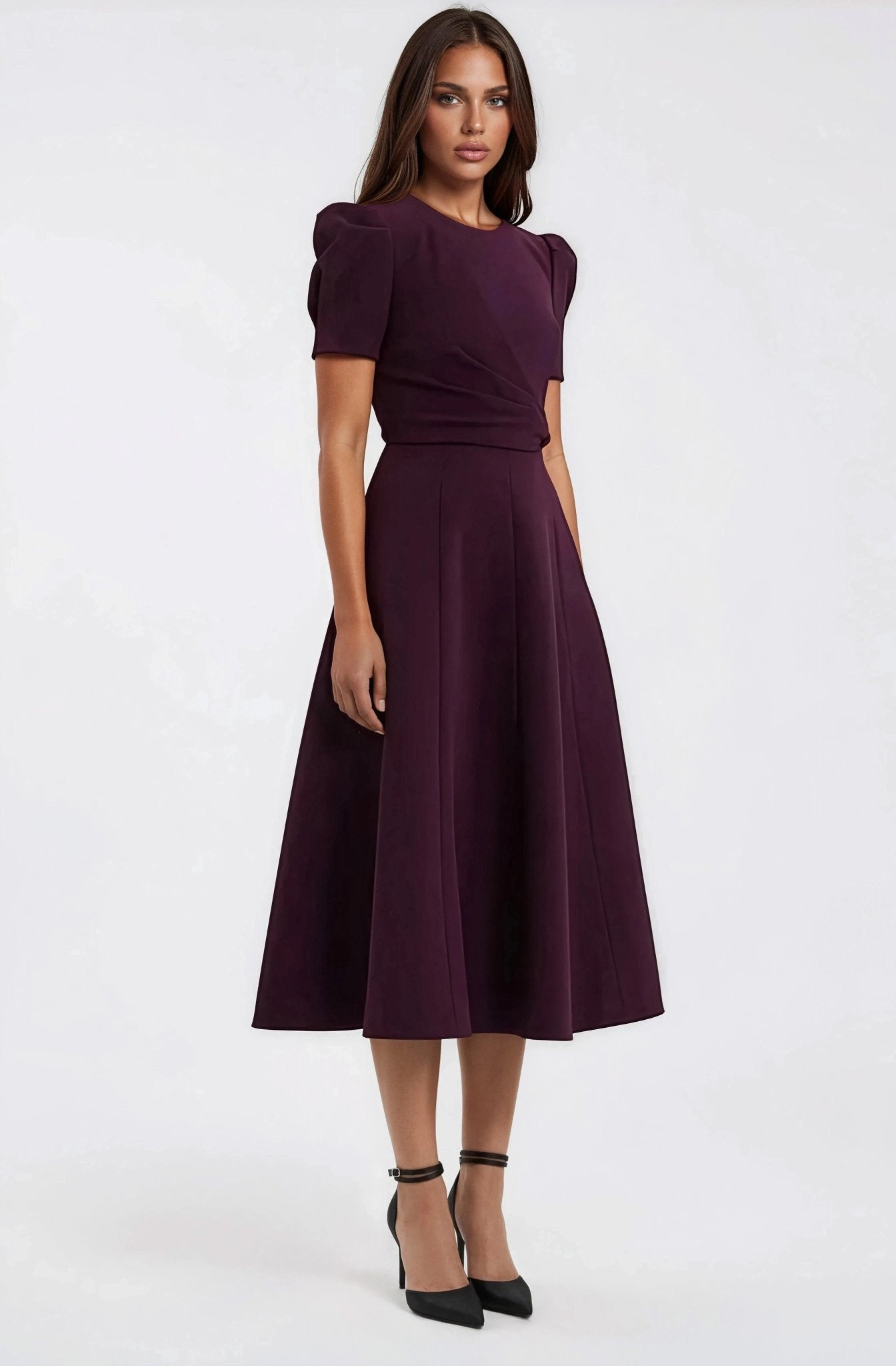 Syrah Midi Dress – Blackberry XO, Tina