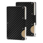 Carbon Fiber Minimalist Credit Card Holder & Money Clip Wallet for Men