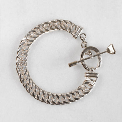Cavaletti - T Bar Horseshoe Clasp Bracelet in Silver Urban-Equestrian