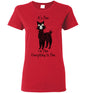 t-shirt: Alpaca I'm Fine Ladies Short-Sleeve Purely Alpaca
