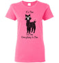 t-shirt: Alpaca I'm Fine Ladies Short-Sleeve Purely Alpaca