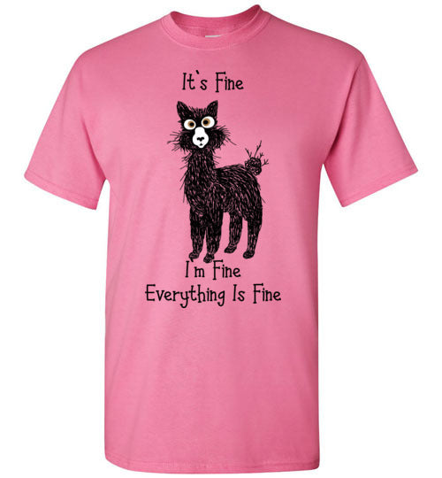 t-shirt: Alpaca I'm Fine Short-Sleeve Purely Alpaca
