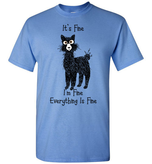 t-shirt: Alpaca I'm Fine Short-Sleeve Purely Alpaca
