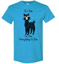 t-shirt: Alpaca I'm Fine Short-Sleeve Purely Alpaca