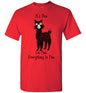 t-shirt: Alpaca I'm Fine Short-Sleeve Purely Alpaca