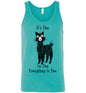 t-shirt: Alpaca I'm Fine Unisex Tank Purely Alpaca