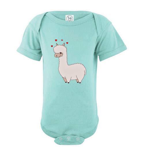t-shirt: Alpaca Love Infant Fine Jersey Bodysuit Onesie Purely Alpaca