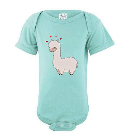 t-shirt: Alpaca Love Infant Fine Jersey Bodysuit Onesie Purely Alpaca