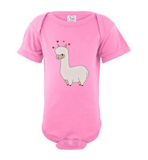 t-shirt: Alpaca Love Infant Fine Jersey Bodysuit Onesie Purely Alpaca