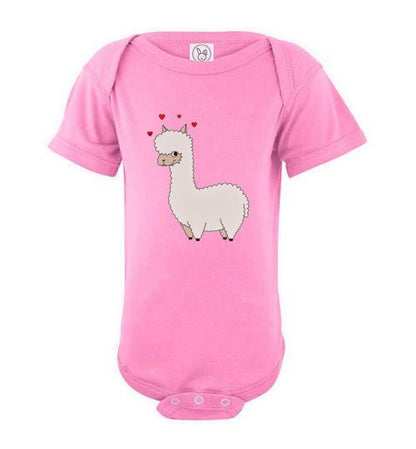 t-shirt: Alpaca Love Infant Fine Jersey Bodysuit Onesie Purely Alpaca