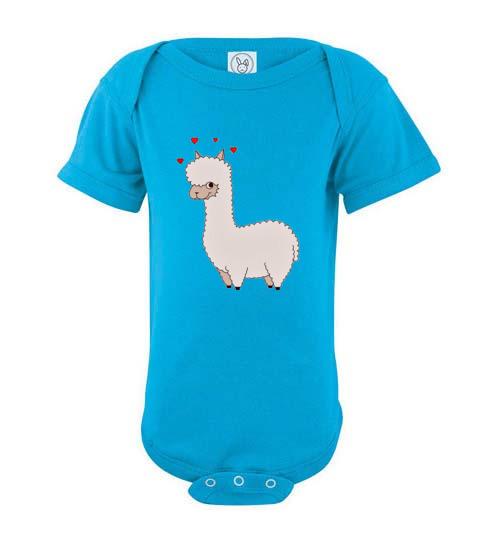 t-shirt: Alpaca Love Infant Fine Jersey Bodysuit Onesie Purely Alpaca