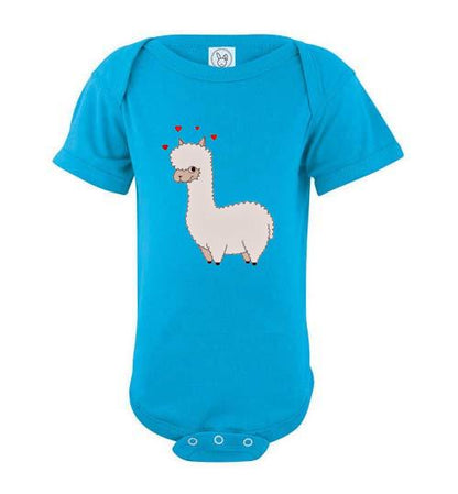 t-shirt: Alpaca Love Infant Fine Jersey Bodysuit Onesie Purely Alpaca