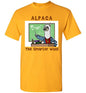 t-shirt: Alpaca The Smarter Wool Gildan Short-Sleeve Purely Alpaca