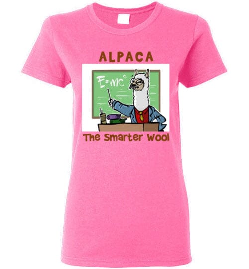 t-shirt: Alpaca The Smarter Wool Ladies Short-Sleeve Purely Alpaca