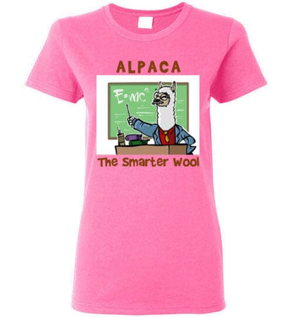 t-shirt: Alpaca The Smarter Wool Ladies Short-Sleeve Purely Alpaca
