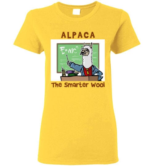 t-shirt: Alpaca The Smarter Wool Ladies Short-Sleeve Purely Alpaca