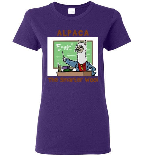 t-shirt: Alpaca The Smarter Wool Ladies Short-Sleeve Purely Alpaca