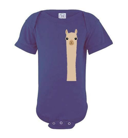 t-shirt: Alpaca Watching Custom Order - Infant Bodysuit Purely Alpaca