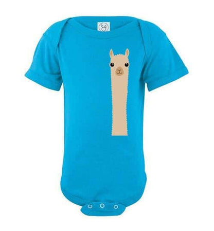 t-shirt: Alpaca Watching Custom Order - Infant Bodysuit Purely Alpaca