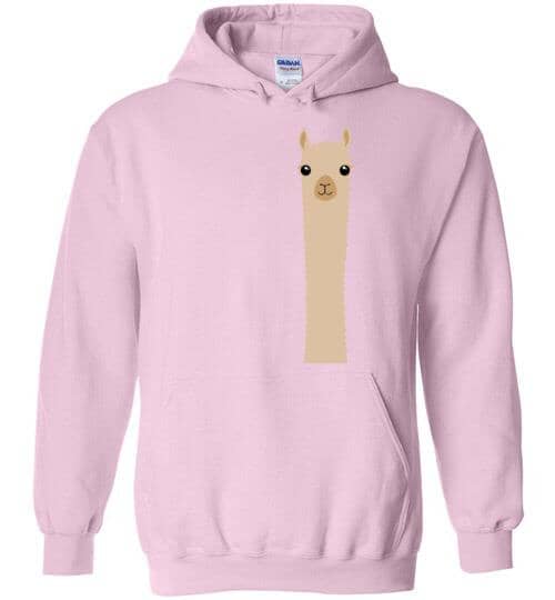Alpaca Watching Gildan Hoodie Purely Alpaca