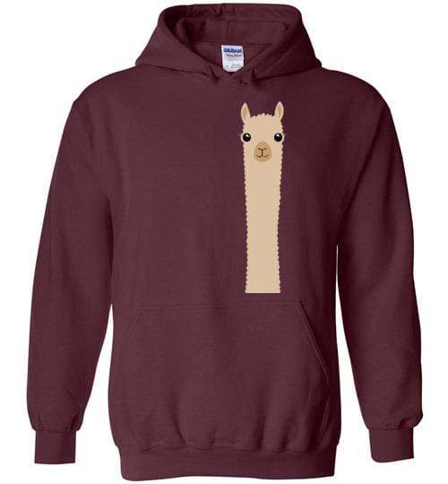 Alpaca Watching Gildan Hoodie Purely Alpaca