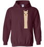 Alpaca Watching Gildan Hoodie Purely Alpaca